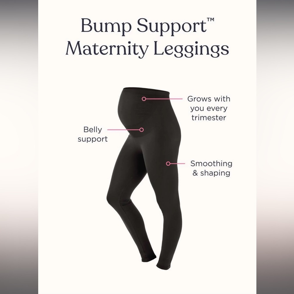 Belly Bandit Black Maternity Leggings